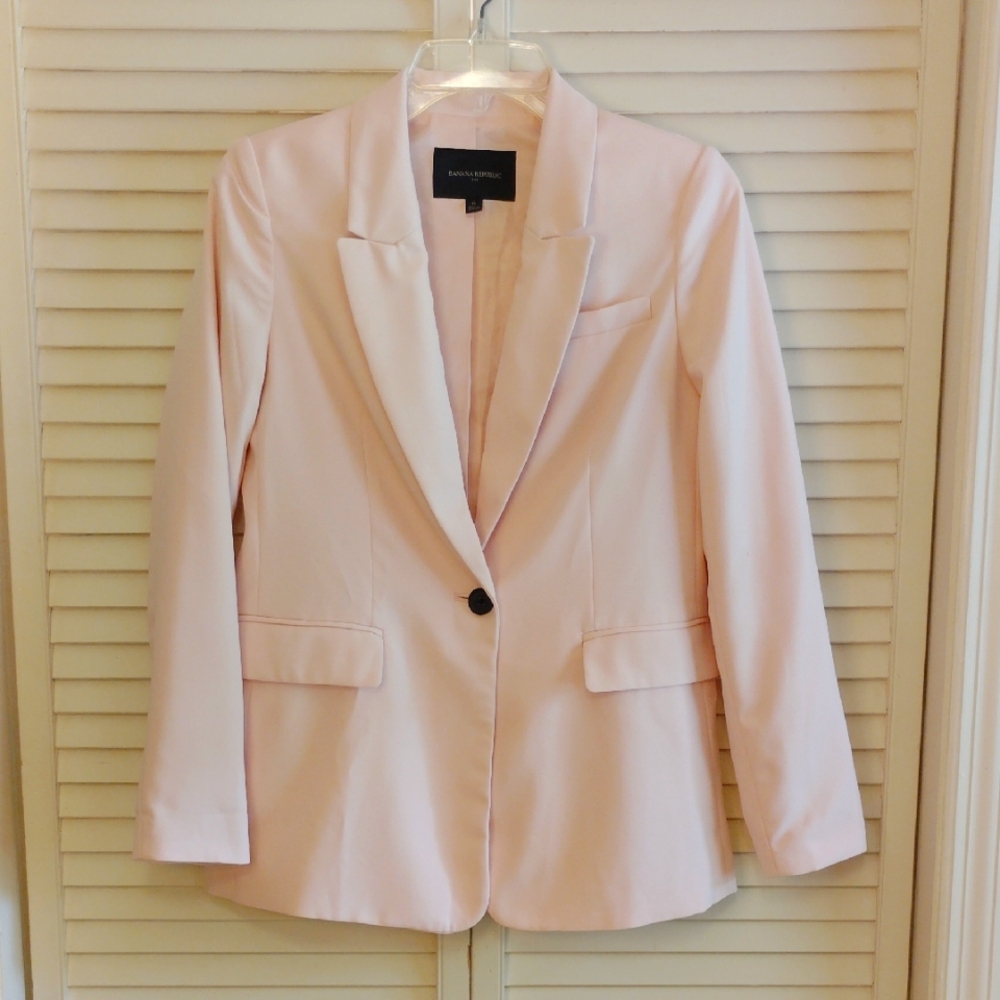 Banana Republic Light Pink Blazer